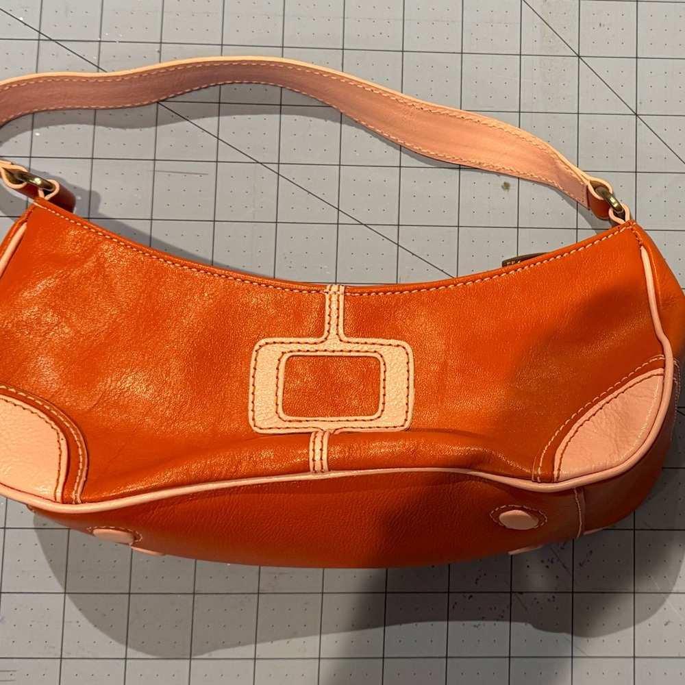 Small Orange Angela Adams Bag - Picture 2 of 4